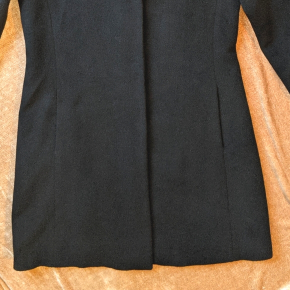 Bill Blass Luxury Black Angora & Wool Coat Sz8 - Picture 11 of 15